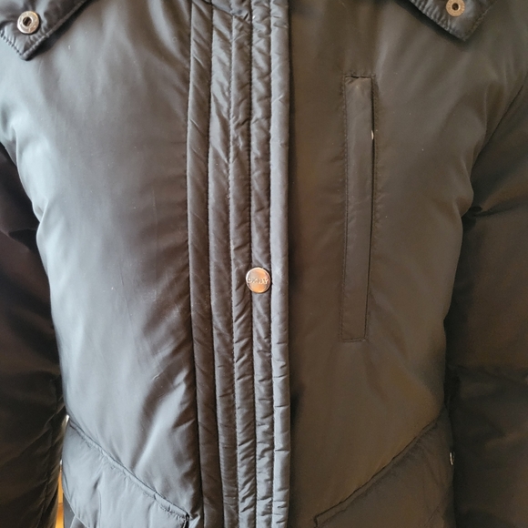 DKNY Warm Black Puffer Coat Women Size Small - Picture 6 of 10